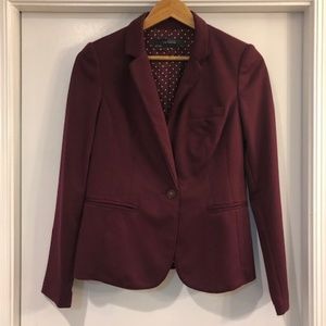 Maroon Loft Blazer